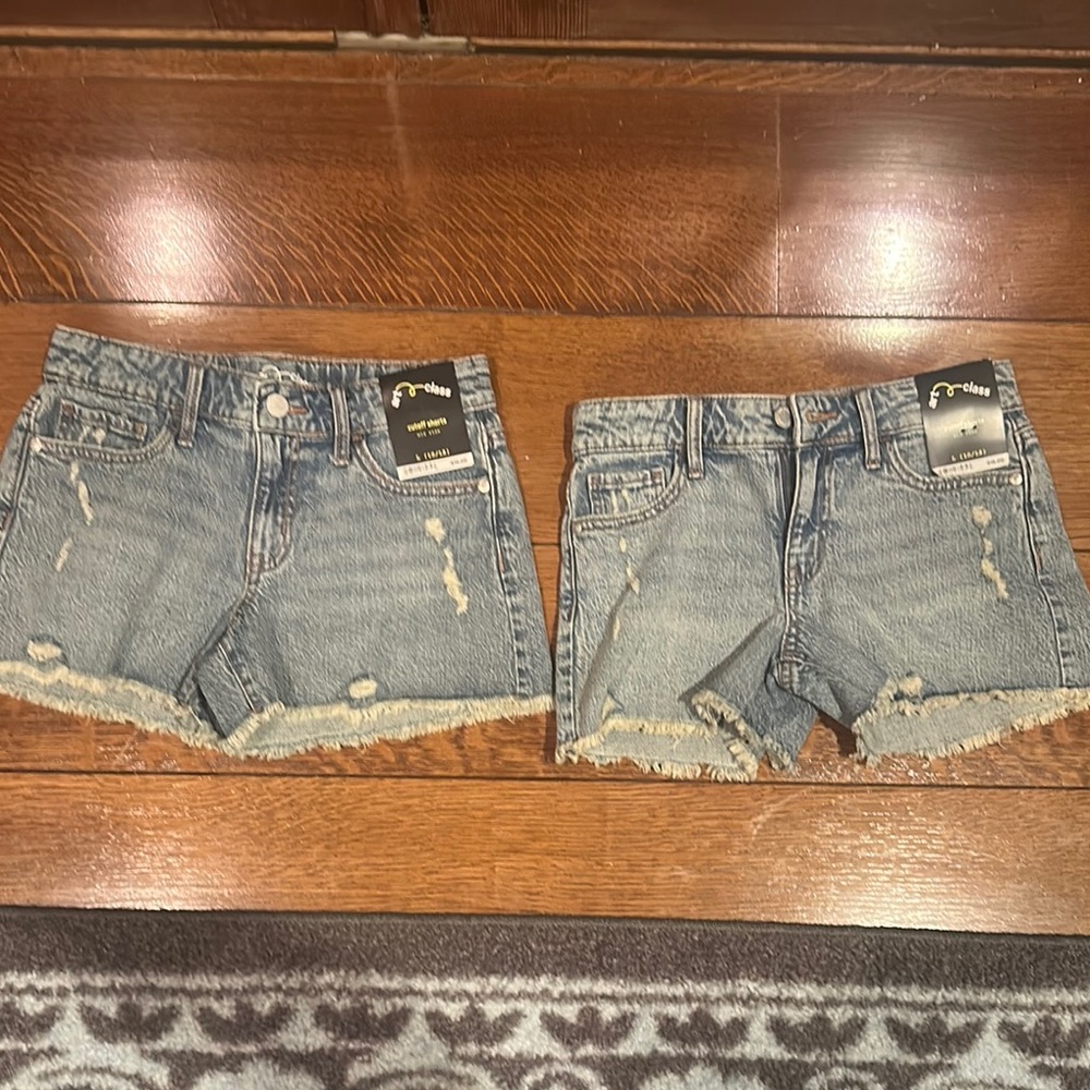 Art class denim cut off shorts size 10/12 nwt